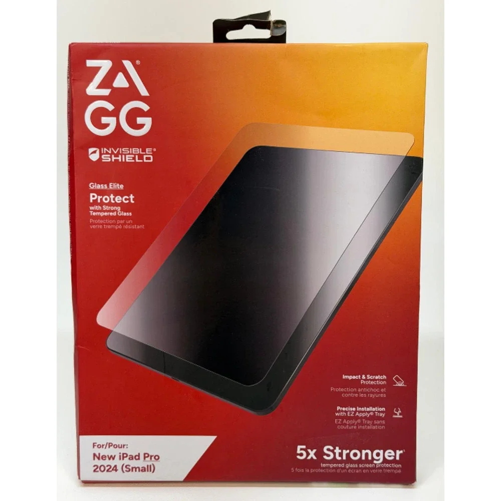 Zagg Invisible Shield Glass Elite Screen Protector for iPad Pro 11" 2024 (Small) - Picture 2 of 3